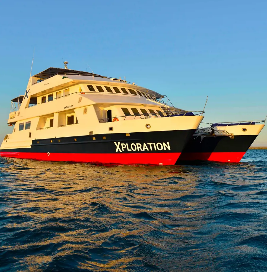 Celebrity Xploration cruising on the Galapagos waters in 2020