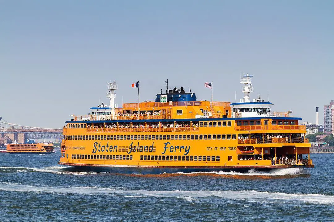 Enjoy life above the water with Staten Island Ferry ride