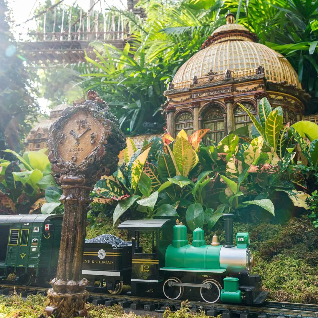 Grab tickets to the Holiday Train Show at New York Botanical Gardens.