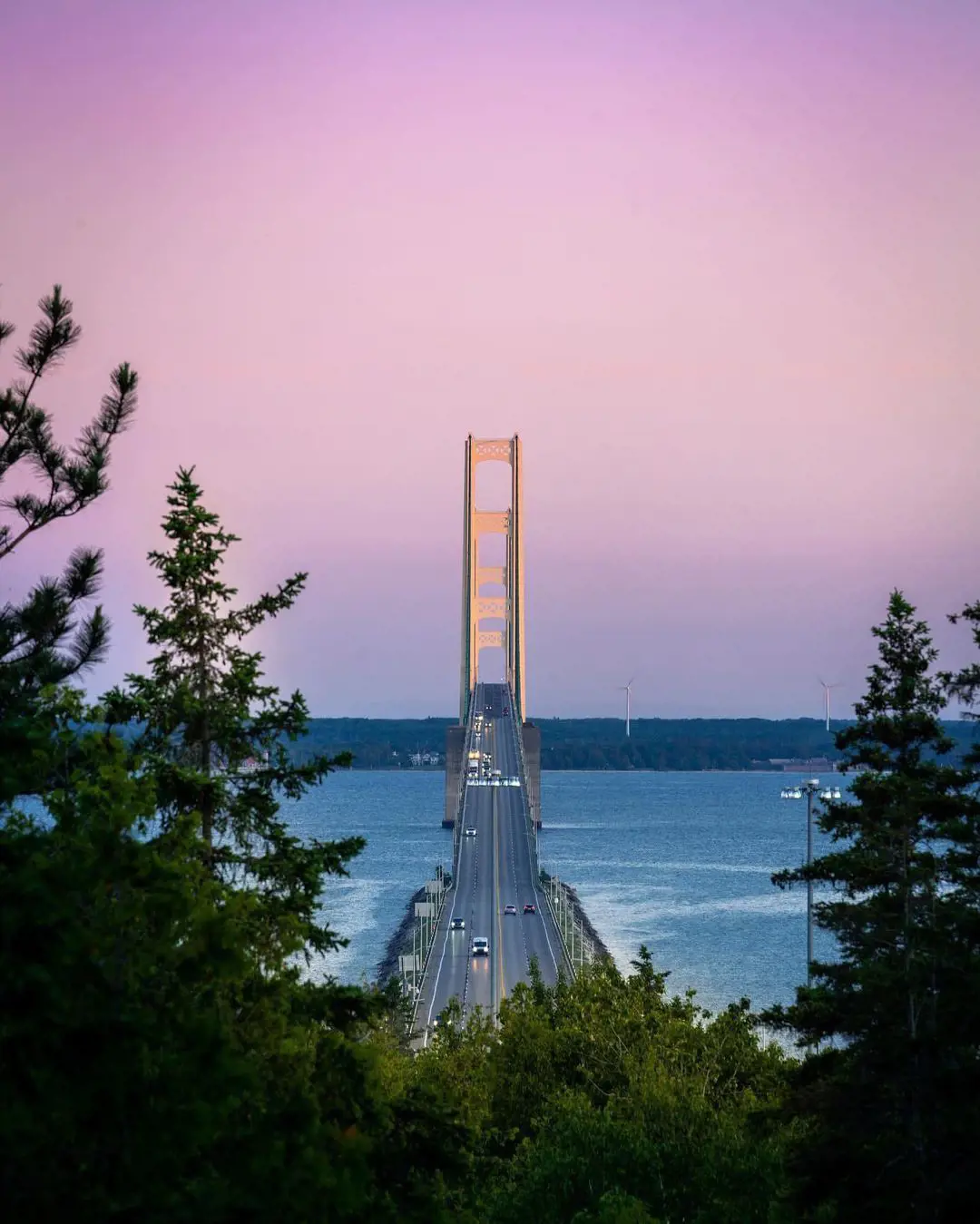 Mackinac Bridge in Saint Ignace (Photo By: Michigan Sky Media)