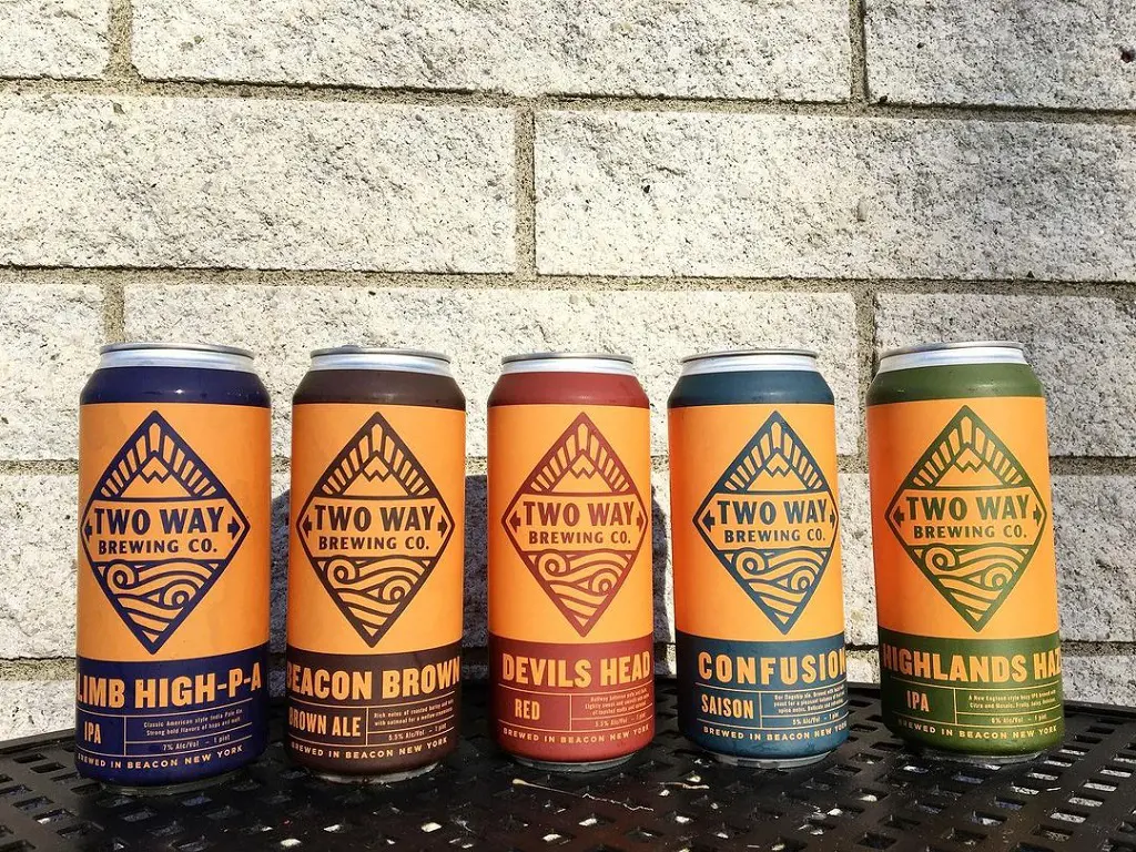 Five flavor beer at Two Way Brewing Company 