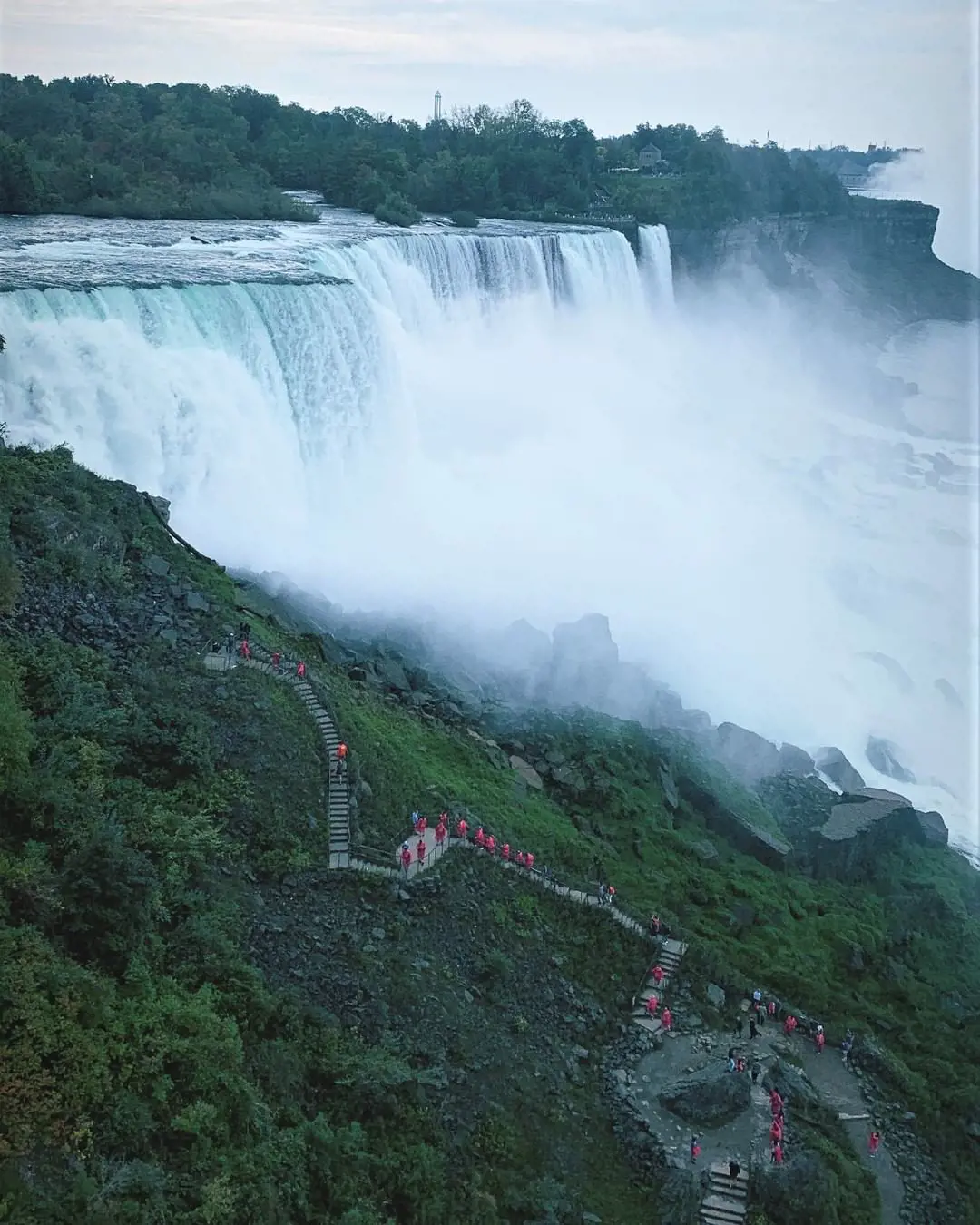 Views from the observation deck in Niagara Falls State Park