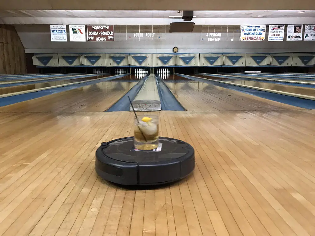 Enjoy some drinks and get bowling experience at  Harborside Lanes