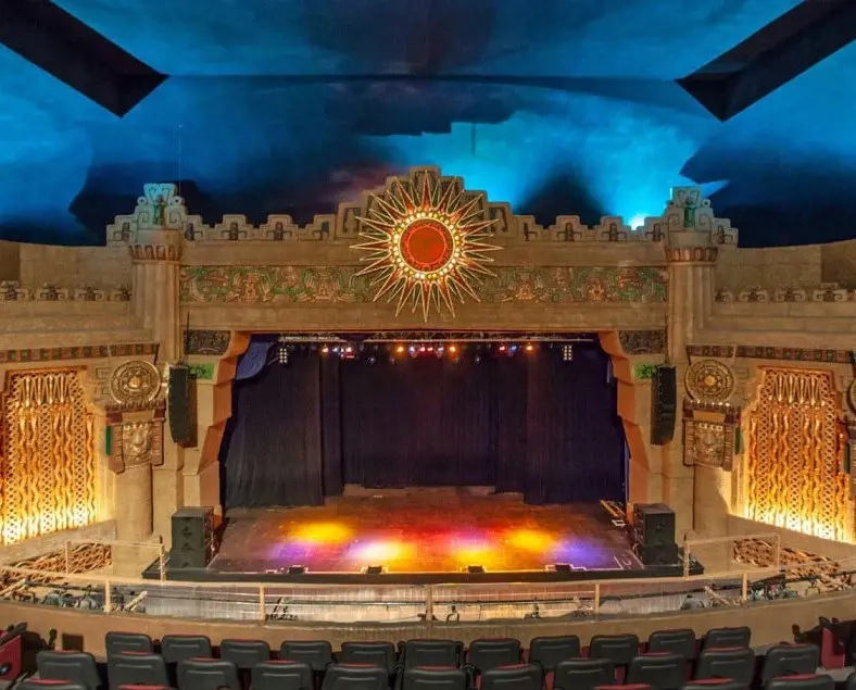 The Aztec Theatre is an event venue in Texas established in 1926.