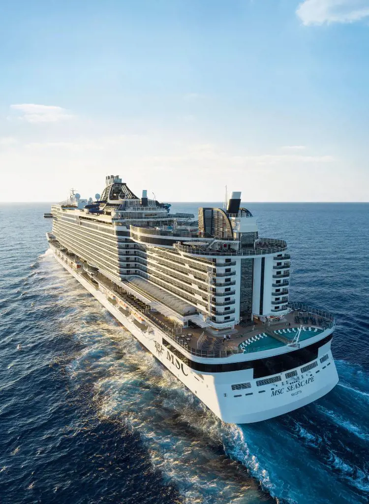 It is one of the newest cruise ship in the MSC line up