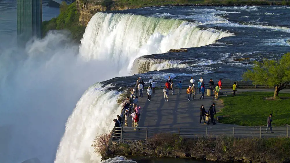 Breathtaking view of Niagara Falls located in New York