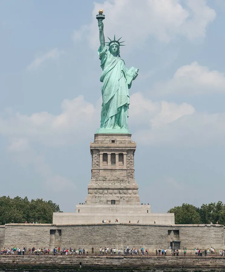 The Statue of Liberty in New York City. (Photo By: Reno Laithienne)