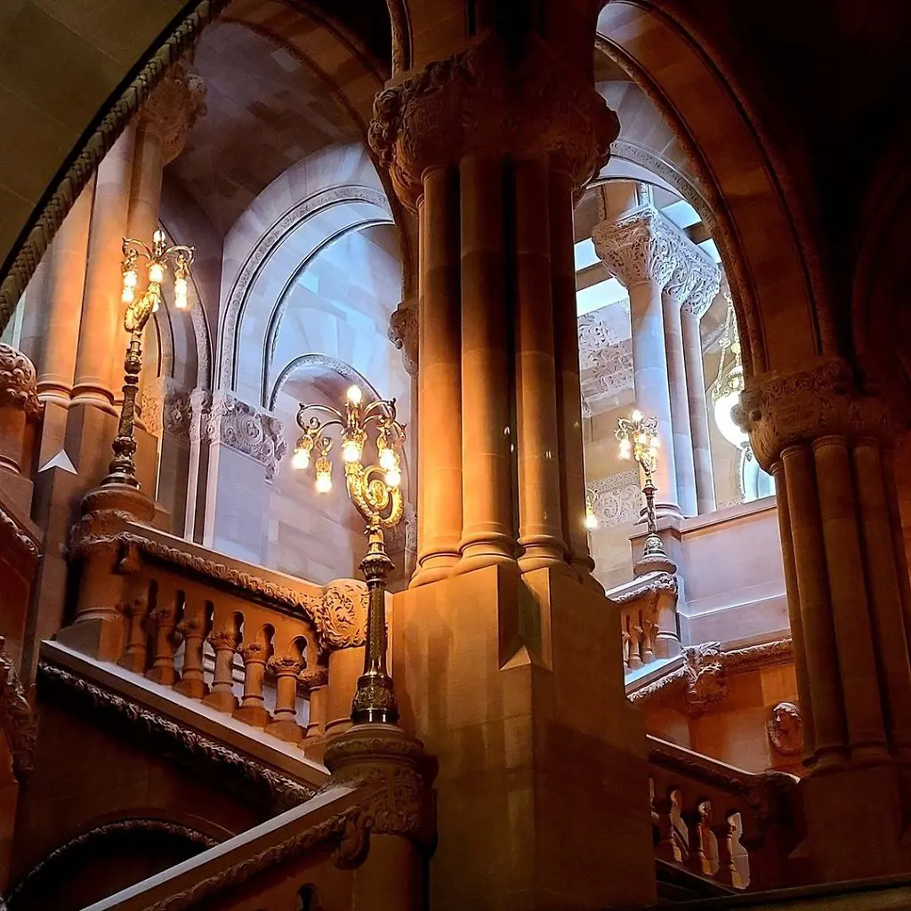 Million Dollar Staicase, the Great Western Staircase of Phelps Mansion