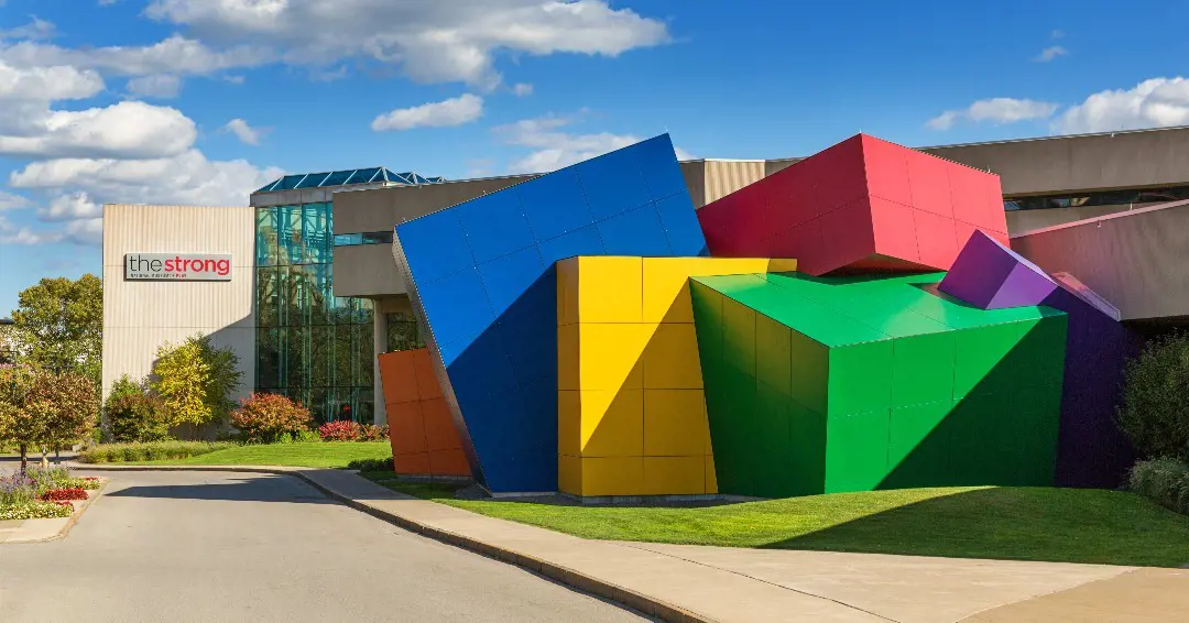 The exterior of National Museum of Play at the Strong.